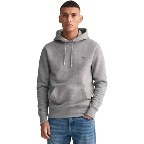 Shield Hoodie , Herren, Größe: S - Gant - Modalova