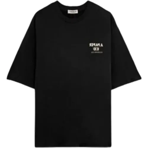 Glitter Logo Print T-shirt () , male, Sizes: L, S, XS, M - A Paper Kid - Modalova