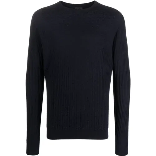 Pullover mit Rundhalsausschnitt , Herren, Größe: 2XL - Giorgio Armani - Modalova