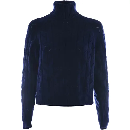Langarm-Pullover mit hohem Kragen - Kocca - Modalova