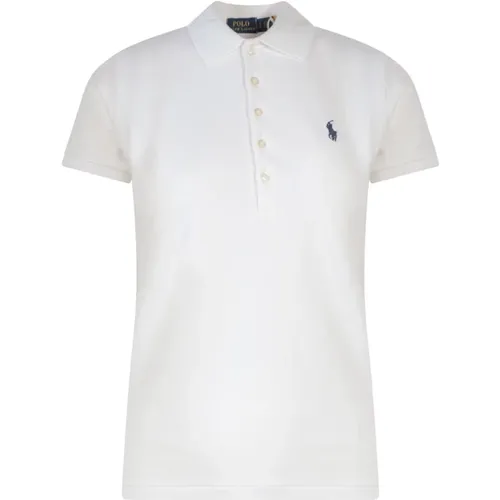 Embroidered Cotton Polo Shirt , female, Sizes: S, XS, M, XL, L, 2XL - Polo Ralph Lauren - Modalova