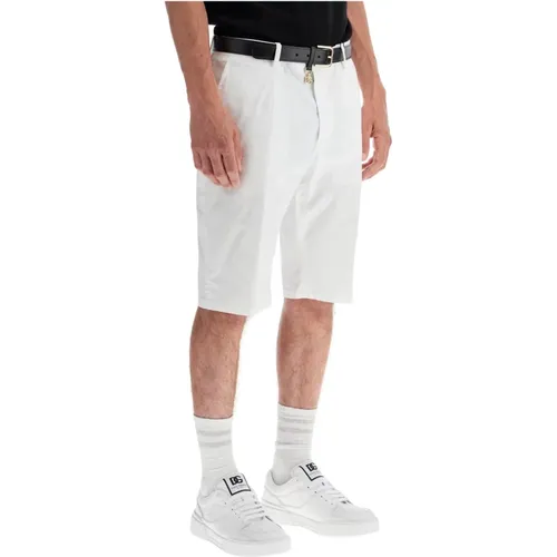 Maßgeschneiderte Bermuda-Shorts aus Stretch-Baumwolle - Dolce & Gabbana - Modalova