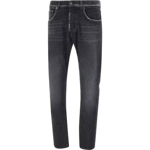 Schwarze Jeans , Herren, Größe: W33 - Dondup - Modalova