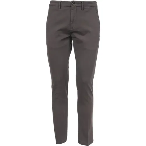 Slim Fit Cotton Carducci Pants , male, Sizes: W33, W32, W36 - Siviglia - Modalova