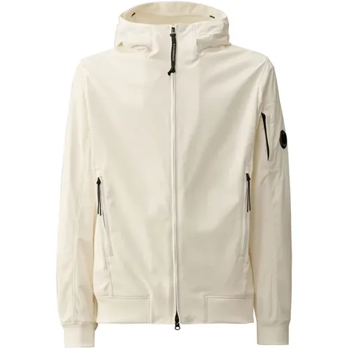 High Neck Hooded Jacket with Zip Pockets , male, Sizes: L, M - C.P. Company - Modalova