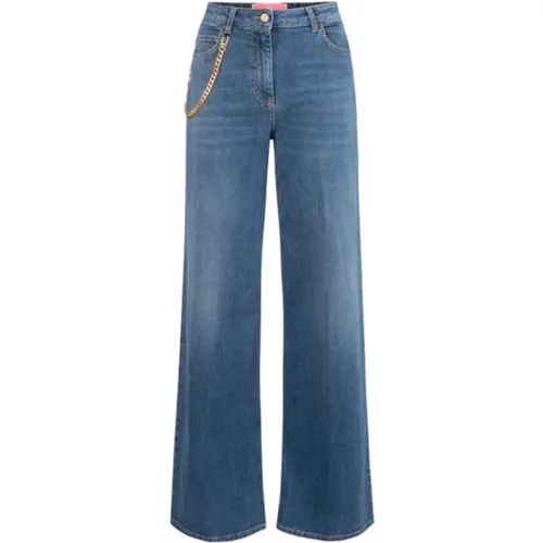 Stylish Denim Jeans , female, Sizes: W30 - Elisabetta Franchi - Modalova
