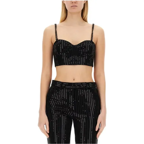 Schickes Crepe Bustier Top , Damen, Größe: XS - Michael Kors - Modalova