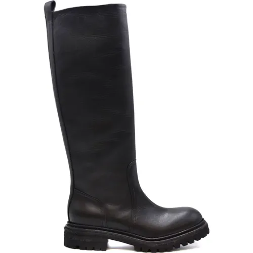 Leather Ankle Boots Aw20 , female, Sizes: 3 1/2 UK, 3 UK - DEL Carlo - Modalova