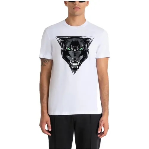 Panther-Print Baumwoll-T-Shirt - Antony Morato - Modalova