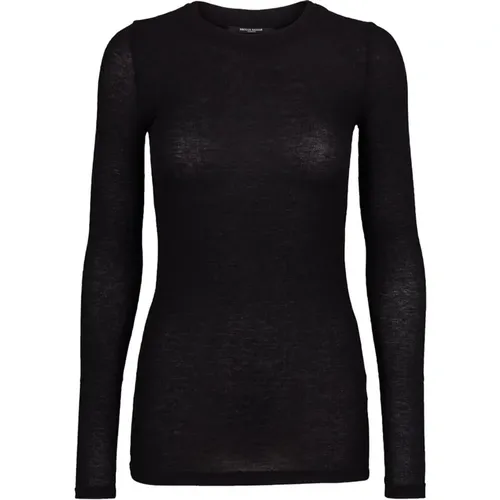 Womens Long Sleeve T-Shirt , female, Sizes: S, L, XS, M, XL - Bruuns Bazaar - Modalova
