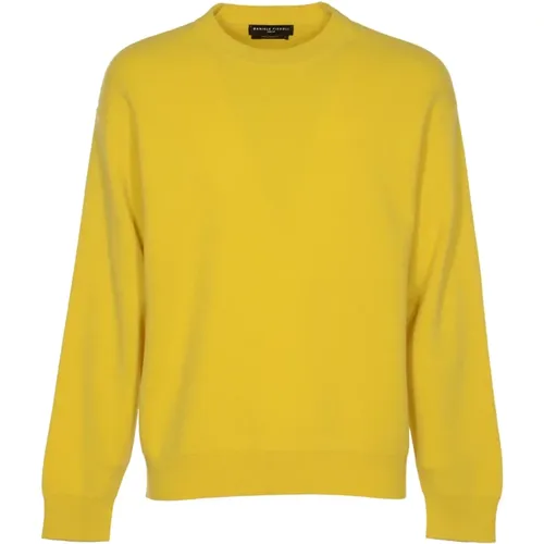 Sweaters with Paricollo Punto Piquet , male, Sizes: L, XL - Daniele Fiesoli - Modalova