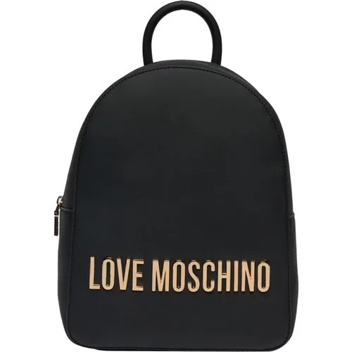 Logo Basic Backpack , female, Sizes: ONE SIZE - Love Moschino - Modalova