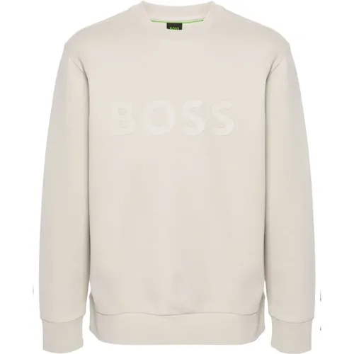 Beiger Baumwollpullover Hugo Boss - Hugo Boss - Modalova