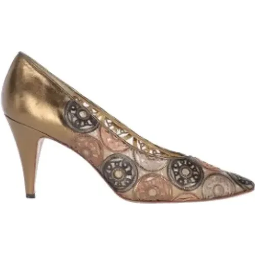 Pre-owned Leather heels , female, Sizes: 6 1/2 UK - René Caovilla Pre-owned - Modalova