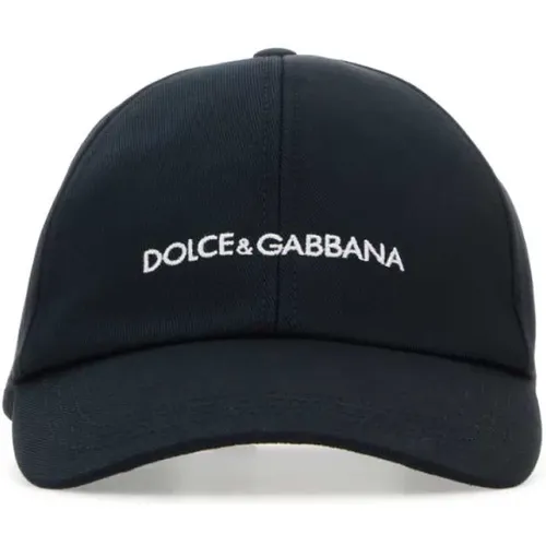 Midnight Baseball Cap , Herren, Größe: 58 CM - Dolce & Gabbana - Modalova