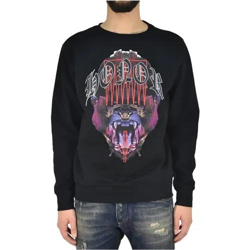 Multicolor Bedruckter Sweatshirt für Lässige Anlässe , Herren, Größe: M - Marcelo Burlon - Modalova