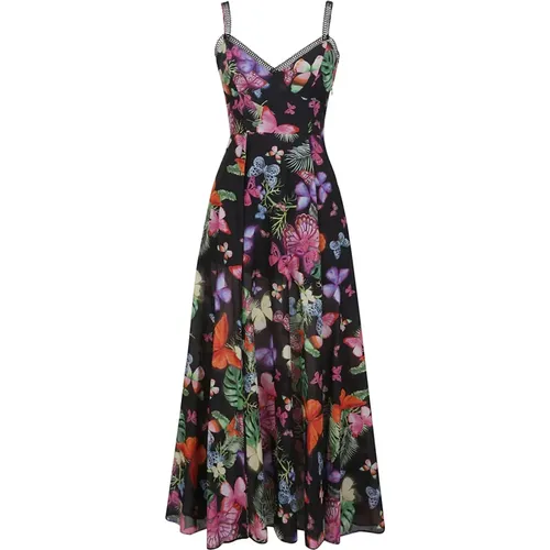 Butterfly Design Lightweight Fabric Dress , female, Sizes: M - Charo Ruiz Ibiza - Modalova
