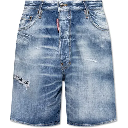 Denim shorts , Herren, Größe: S - Dsquared2 - Modalova