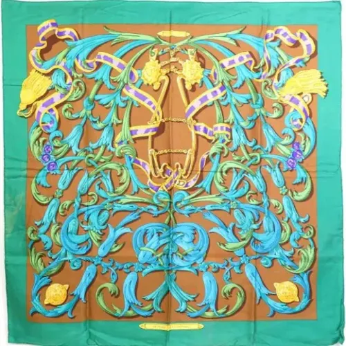 Pre-owned Silk scarves , female, Sizes: ONE SIZE - Hermès Vintage - Modalova