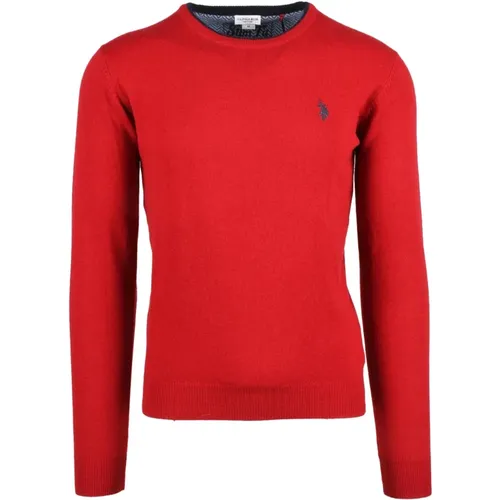 Wollmischung Kaschmir Pullover , Herren, Größe: L - U.S. Polo Assn. - Modalova