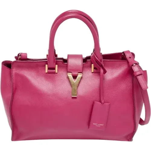 Pre-owned Leather shoulder-bags , female, Sizes: ONE SIZE - Yves Saint Laurent Vintage - Modalova