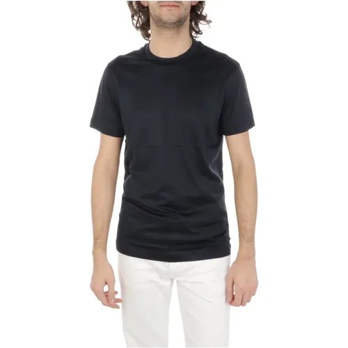 T-Shirt - Stylish and Trendy , male, Sizes: S, L - Emporio Armani - Modalova