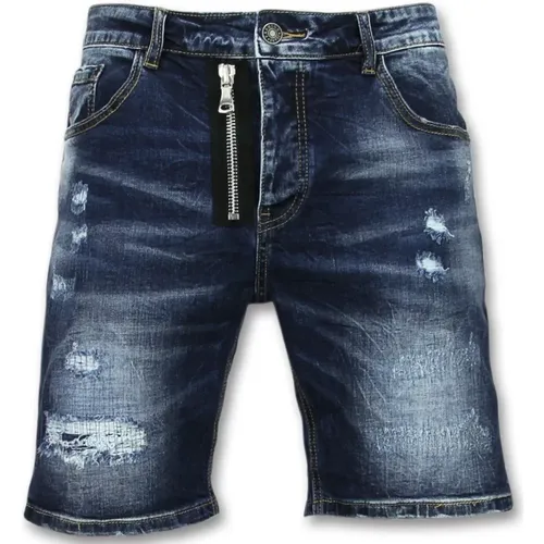 Men clothing shorts - Men jeans shorts - J-975 , male, Sizes: W36, W38 - Enos - Modalova