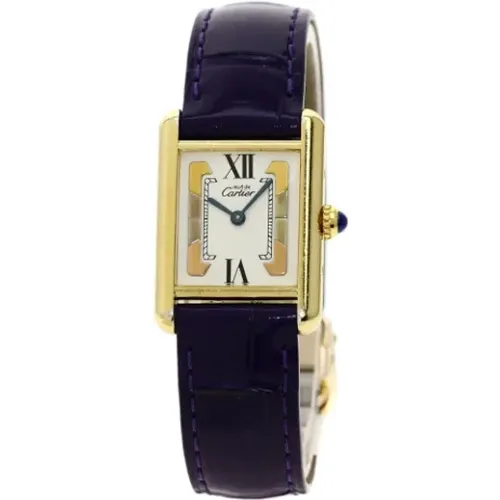 Pre-owned Metal watches , female, Sizes: ONE SIZE - Cartier Vintage - Modalova