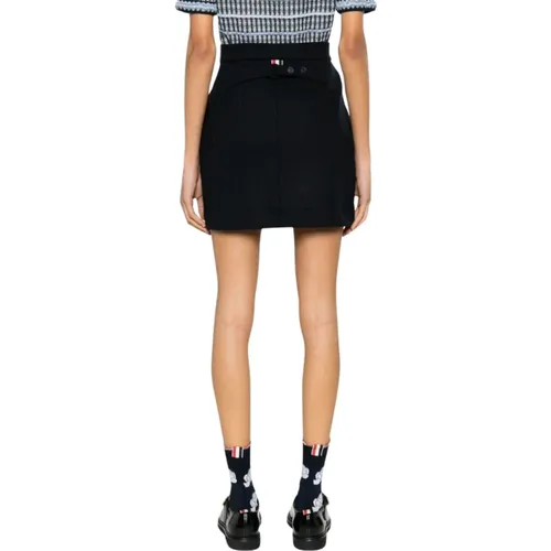 Houndstooth Mini Skirt , female, Sizes: S - Thom Browne - Modalova