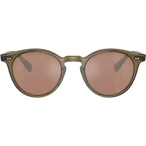 Romare Sun Round Acetate Sunglasses , unisex, Sizes: 48 MM - Oliver Peoples - Modalova