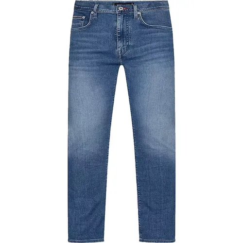Schmal geschnittene Jeans , Herren, Größe: W32 - Tommy Hilfiger - Modalova