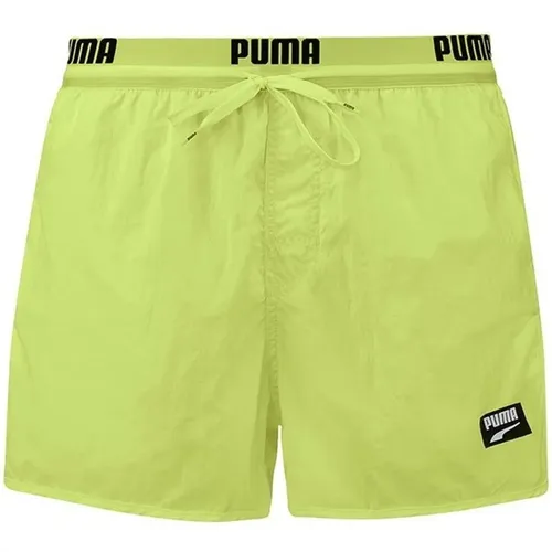 Gelbe Schwimm-Track-Shorts für Herren , Herren, Größe: S - Puma - Modalova