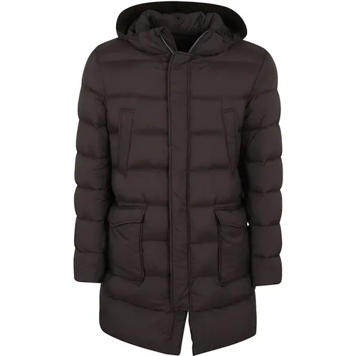 Dunkelbraune Steppjacke Herno - Herno - Modalova