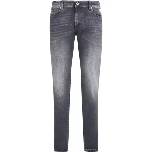 Schwarze Slim Jeans , Herren, Größe: W42 - Roy Roger's - Modalova
