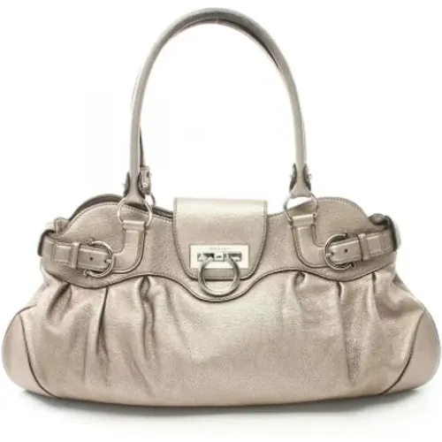 Pre-owned Leather handbags , female, Sizes: ONE SIZE - Salvatore Ferragamo Pre-owned - Modalova