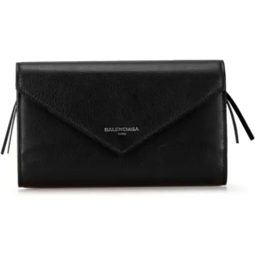 Pre-owned Leather wallets , female, Sizes: ONE SIZE - Balenciaga Vintage - Modalova