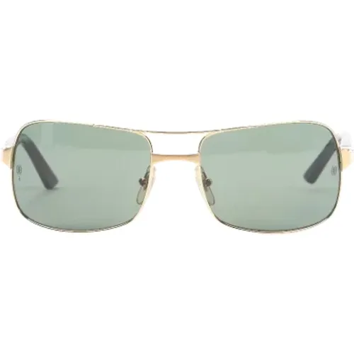 Pre-owned Metal sunglasses , female, Sizes: ONE SIZE - Cartier Vintage - Modalova