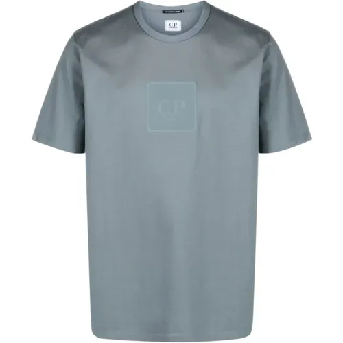 Metropolis Logo Badge T-Shirt , male, Sizes: XL, L, 2XL - C.P. Company - Modalova