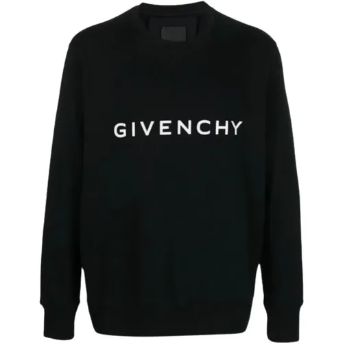 Logo Print Sweatshirt , male, Sizes: M - Givenchy - Modalova