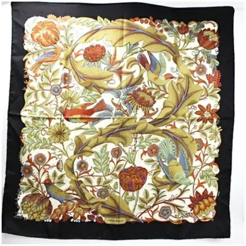 Pre-owned Silk scarves , female, Sizes: ONE SIZE - Salvatore Ferragamo Pre-owned - Modalova