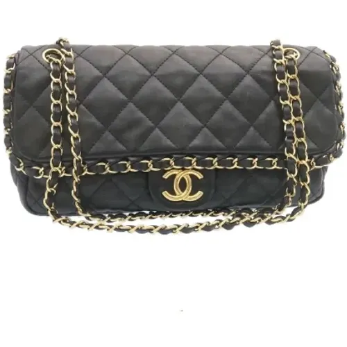 Gebrauchte schwarze Leinwandtasche - Chanel Vintage - Modalova