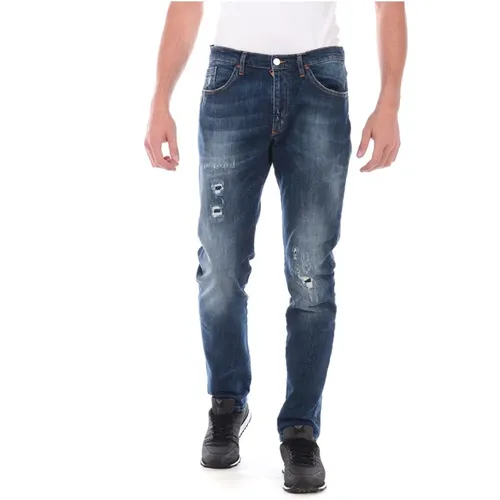 Klassische Denim-Jeans für Männer - Daniele Alessandrini - Modalova