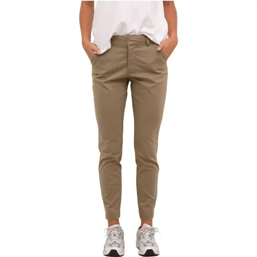 Slim Fit Chino Pants in Various Colors , female, Sizes: XL - Kaffe - Modalova