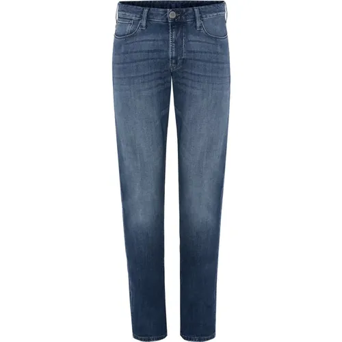 Washed Denim Jeans , male, Sizes: W36, W38, W32, W34 - Emporio Armani - Modalova