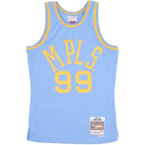 Vintage Basketball Tank Top George Mikan , Herren, Größe: M - Mitchell & Ness - Modalova