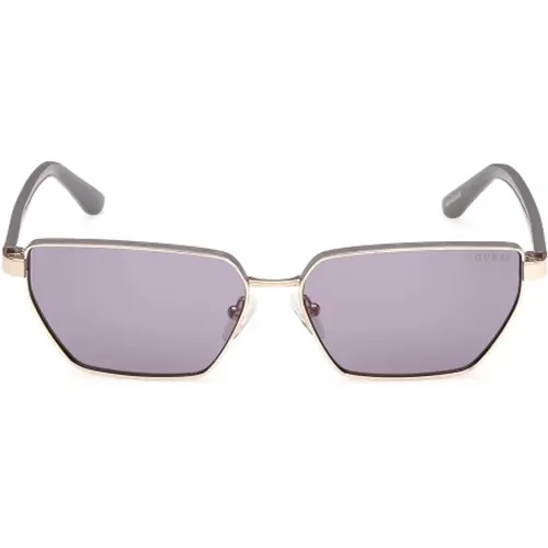 Metall Sonnenbrille für Frauen , unisex, Größe: ONE Size - Guess - Modalova