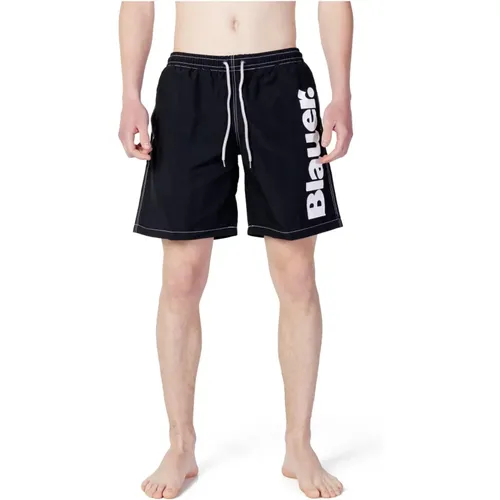 Print Swimwear with Single Pocket , male, Sizes: 2XL, L, S, XL, M - Blauer - Modalova