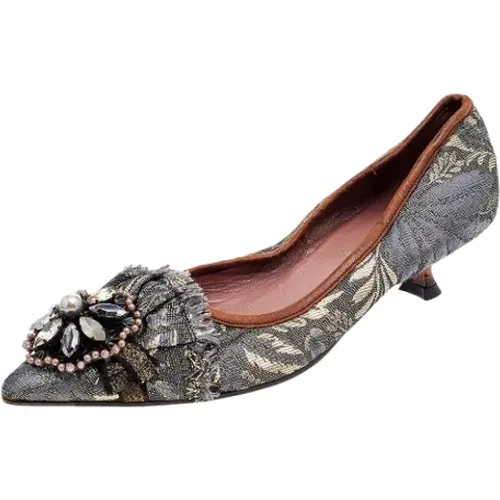 Pre-owned Fabric heels , female, Sizes: 3 UK - Miu Miu Pre-owned - Modalova