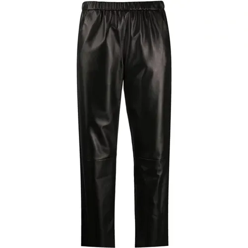 Leather Trousers , female, Sizes: L - Drome - Modalova