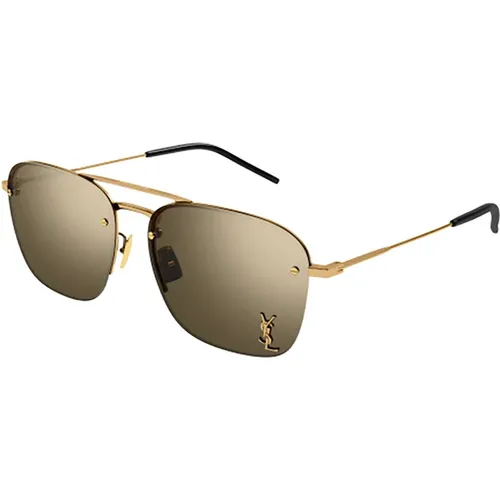 Women`s Accessories Sunglasses Brown Ss30 - Saint Laurent - Modalova